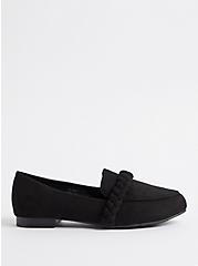 Plus Size Braided Twist Loafer - Black (WW), BLACK, alternate