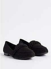 Plus Size Braided Twist Loafer - Black (WW), BLACK, hi-res