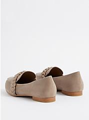 Plus Size Braided Twist Loafer - Taupe (WW), TAUPE, alternate
