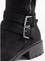 Plus Size Chunky Knee Boot (WW) - Black, BLACK, alternate