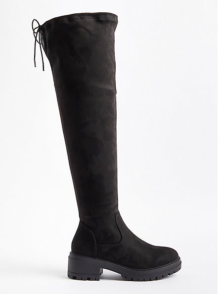 Plus Size Over The Knee Boot - Black (WW), BLACK, alternate