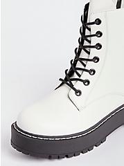 Lace-Up Combat Boot - White (WW), WHITE, alternate