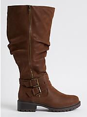 Plus Size Knee Boot - Brown (WW), BROWN, alternate