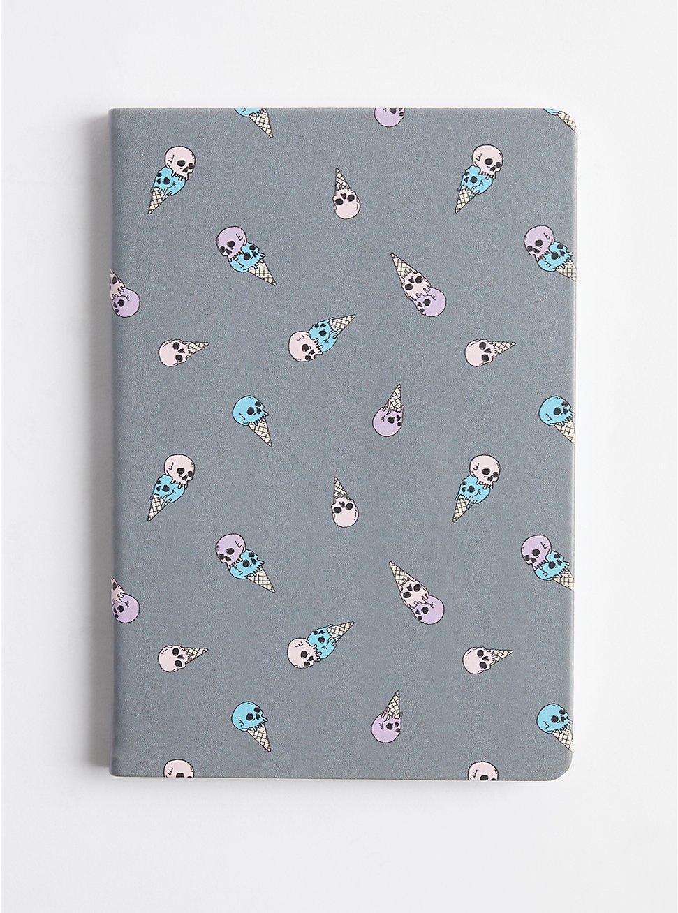 6x8 Notebook - Summer Day Skulls Grey, , hi-res
