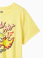 Plus Size Classic Fit Crew Tee – Cotton Hot Cheetos Chester Yellow, SUNDRESS: YELLOW, alternate