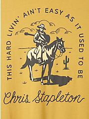 Chris Stapleton Classic Fit Raglan Tank - Cotton Golden Yellow , GOLDEN YELLOW, alternate