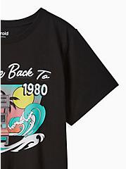 Plus Size Classic Fit Crew Tee - Cotton Black 1980 Polaroid, DEEP BLACK, alternate