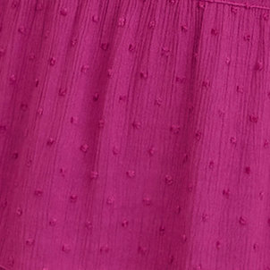 Tiered Cami - Swiss Dot Crinkle Gauze  Purple, PURPLE, swatch