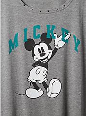 Mickey Mouse Classic Fit Studded Crew Tank - Cotton Heather Grey, MEDIUM HEATHER GREY, alternate