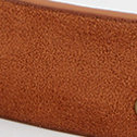 Studded Faux Suede Belt, BROWN, swatch