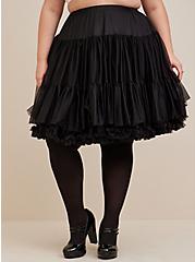 Layering Midi Petticoat - Tulle Black, DEEP BLACK, hi-res