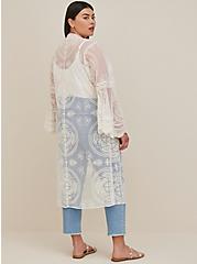 Maxi Kimono - Mesh Lace Cream, CREAM, alternate