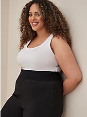 Plus Size Happy Camper Relaxed Walking Pant - Stretch Woven Black, DEEP BLACK, alternate