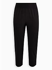 Plus Size Happy Camper Relaxed Walking Pant - Stretch Woven Black, DEEP BLACK, hi-res