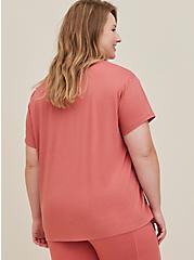 Plus Size Happy Camper Active Tee - Performance Cotton Take A Hike Dusty Pink, DUSTED CLAY, alternate