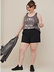 Plus Size Happy Camper Tank - Performance Cotton Night Trees Grey, GREY  CHARCOAL, alternate