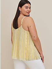  Sophie Swing Cami - Chiffon Stripes Yellow, MULTI, alternate