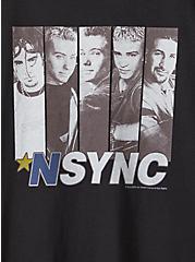 NSYNC Classic Fit Crew Tee - Cotton Black, DEEP BLACK, alternate