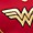 DC Wonder Woman Peplum Scuba Tank, MULTI, swatch