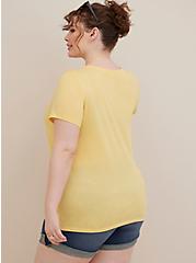 Plus Size Everyday Tee - Signature Jersey Sunkissed Heather Yellow, , alternate