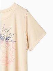 Everyday Tee - Signature Jersey Pale Dusty Yellow , NONEC, alternate