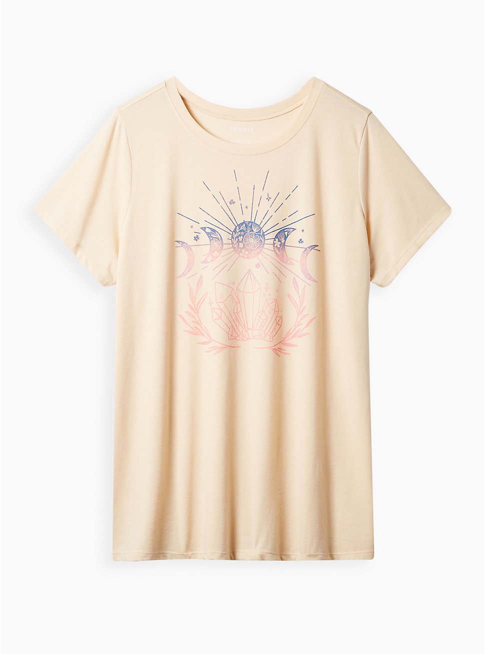 Plus Size Everyday Tee - Signature Jersey Pale Dusty Yellow , , hi-res