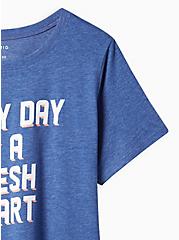 Plus Size Everyday Tee - Signature Jersey Fresh Start Blue, SODALITE BLUE, alternate