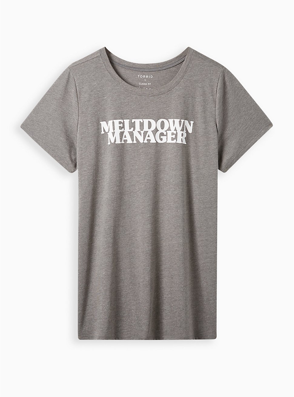 Plus Size Everyday Tee - Signature Jersey Heather Meltdown Manager Grey, HEATHER GREY, hi-res