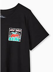 Keith Haring Slim Fit Crew Tee - Cotton-Blend New York Black, DEEP BLACK, alternate