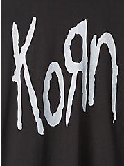 Korn Classic Fit Crew Tee – Cotton Black, DEEP BLACK, alternate