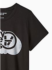 Plus Size Twenty One Pilots Classic Fit Crew Tee – Cotton Logo Black, DEEP BLACK, alternate