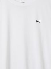 Plus Size Everyday Tee - Signature Jersey Micro Love White, BRIGHT WHITE, alternate