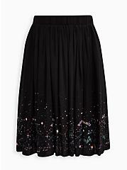 Harry Potter Mini Skater Skirt - Challis Constellation Black, MULTI, hi-res