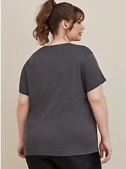 Plus Size Relaxed Fit Tee - Signature Jersey Charcoal Grey, GREY, alternate