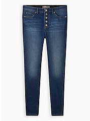 Plus Size Bombshell Skinny High-Rise Jean - Premium Stretch Button Fly, , hi-res