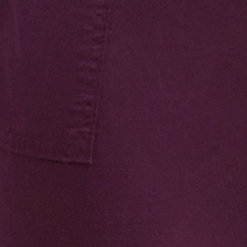 Plus Size Pull-On Straight Stretch Poplin Mid-Rise Tie-Front Pant, PURPLE, swatch