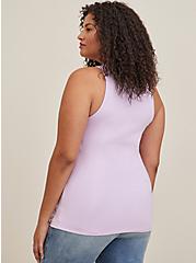 Plus Size High Neck Tank - Foxy Lilac, ORCHID, alternate