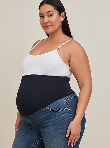 Plus Size Maternity Skinny Jegging - Super Soft Denim, , alternate