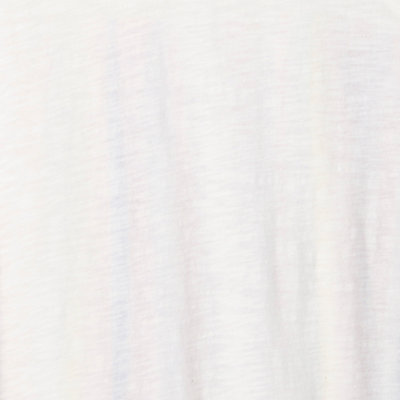 Cotton Modal Slub + Clip Dot Print Fabric Mixed Dolman Tee, WHITE, swatch