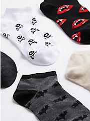 5pk Ankle Socks - Cotton Halloween Multi, MULTI, alternate