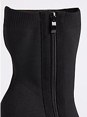 Plus Size Stiletto Bootie - Stretch Knit Black (WW), BLACK, alternate