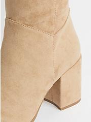 Plus Size Pointed Toe Knee Boot - Taupe (WW), TAUPE, alternate