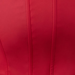 Plus Size Halloween Costume Lightweight Ponte Zip Front Corset, RED, swatch