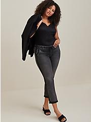 Stretch Lace Cami Bodysuit, DEEP BLACK, alternate