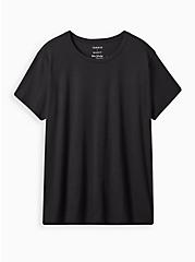 Plus Size Relaxed Fit Tee - Signature Jersey Black, DEEP BLACK, hi-res