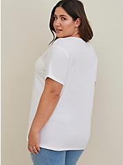 Relaxed Fit Tee - Signature Jersey White, WHITE, alternate