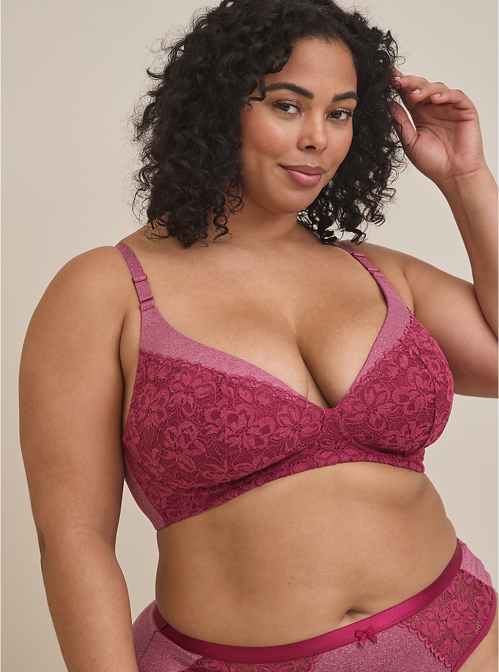 Wire-Free Plunge Lightly Lined Smooth 360° Back Smoothing™ Bra