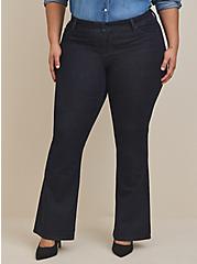 Luxe Slim Boot Super Stretch Mid-Rise Jean, RINSE, hi-res