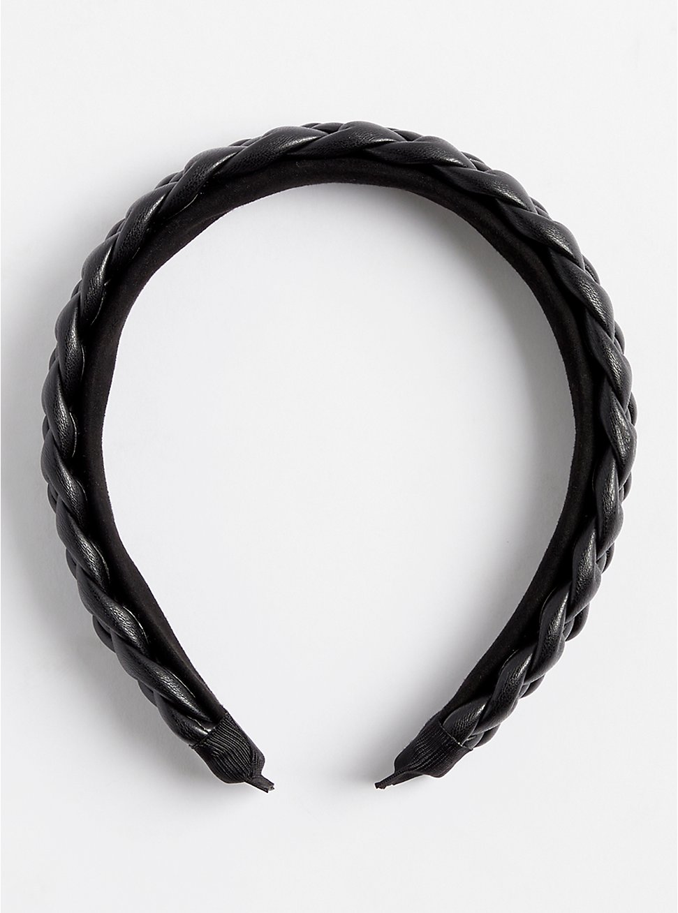 Plus Size Braided Headband - Black, , hi-res