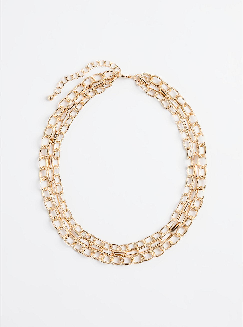 Chain Layered Necklace - Gold Tone, , hi-res